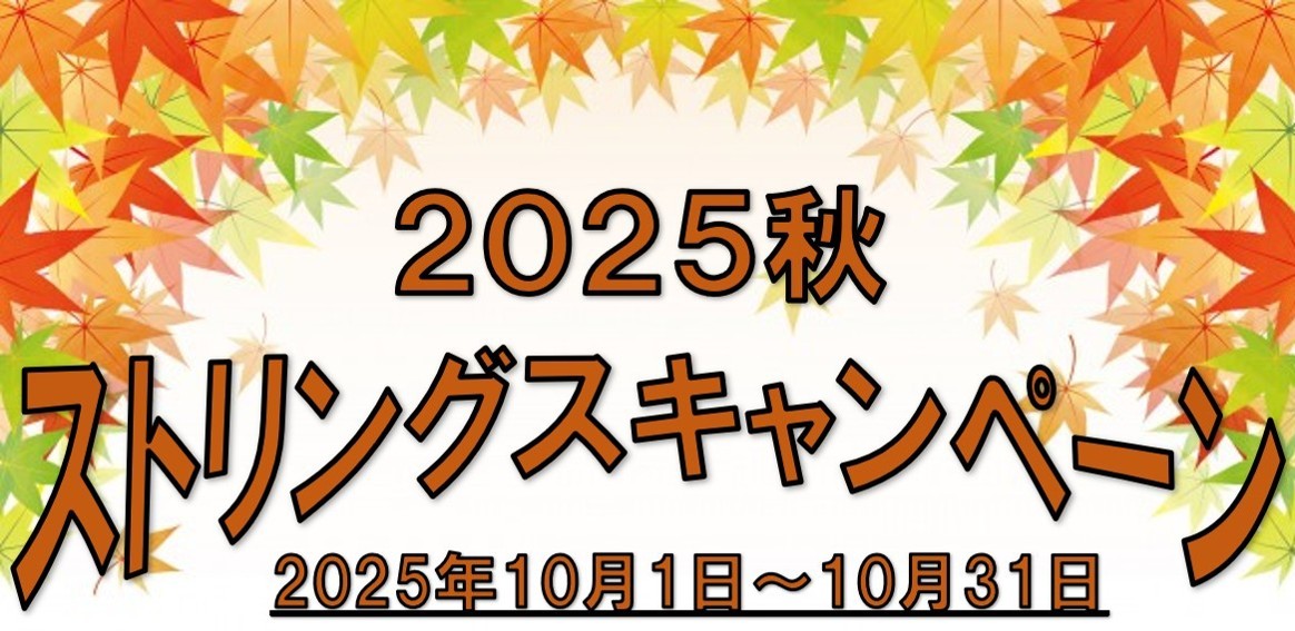 秋のストリングスキャンペーン
